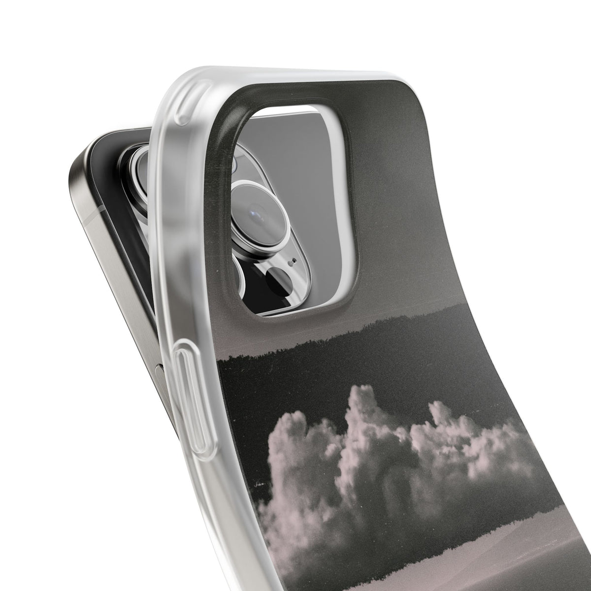Crimson Horizon · Lite Phone Case for iPhone ·  Black