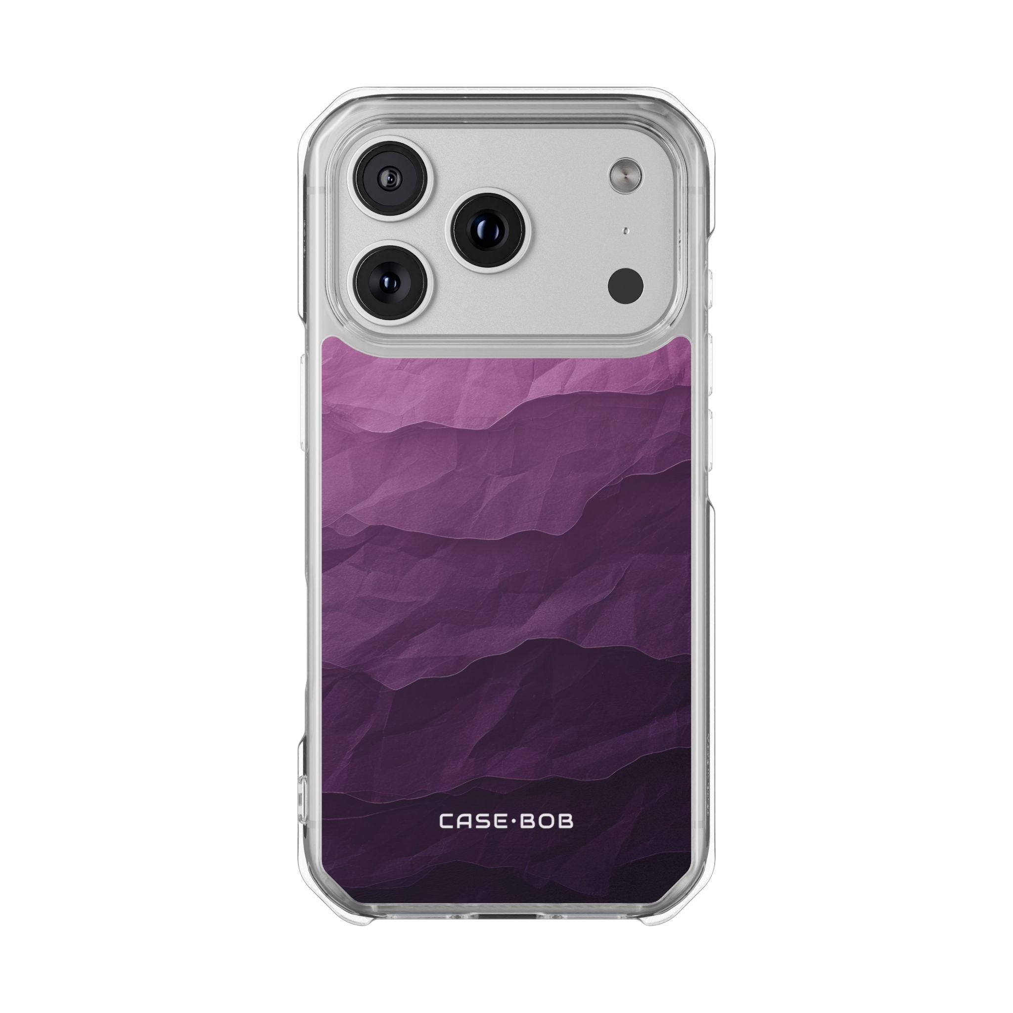 Torn Violet Layers iPhone 17 Pro Case - Impact
