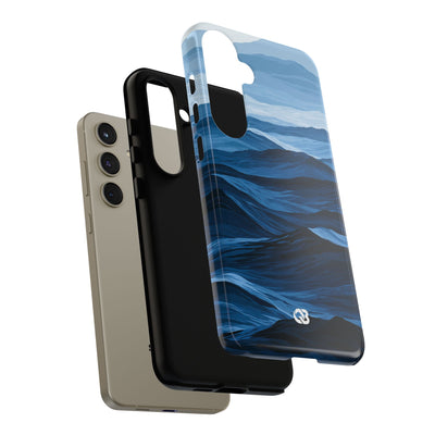 Blue Tough Phone Case for Samsung - Cobalt Ridge Tides