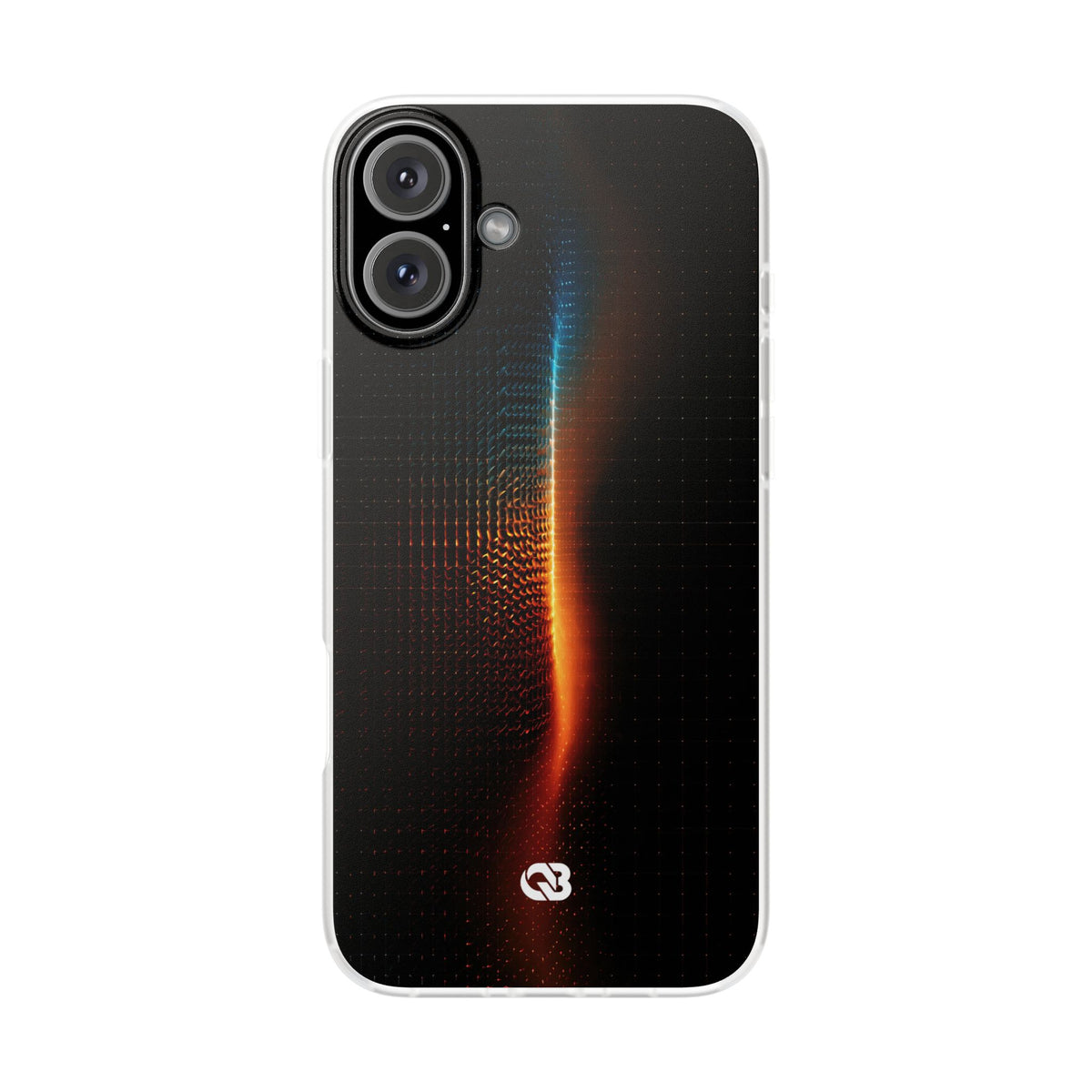 Luminous Refraction Grid · Lite Phone Case for iPhone ·  Black