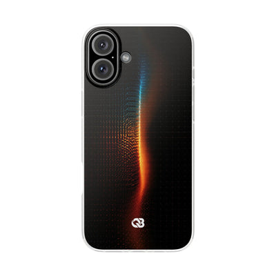 Luminous Refraction Grid · Lite Phone Case for iPhone ·  Black