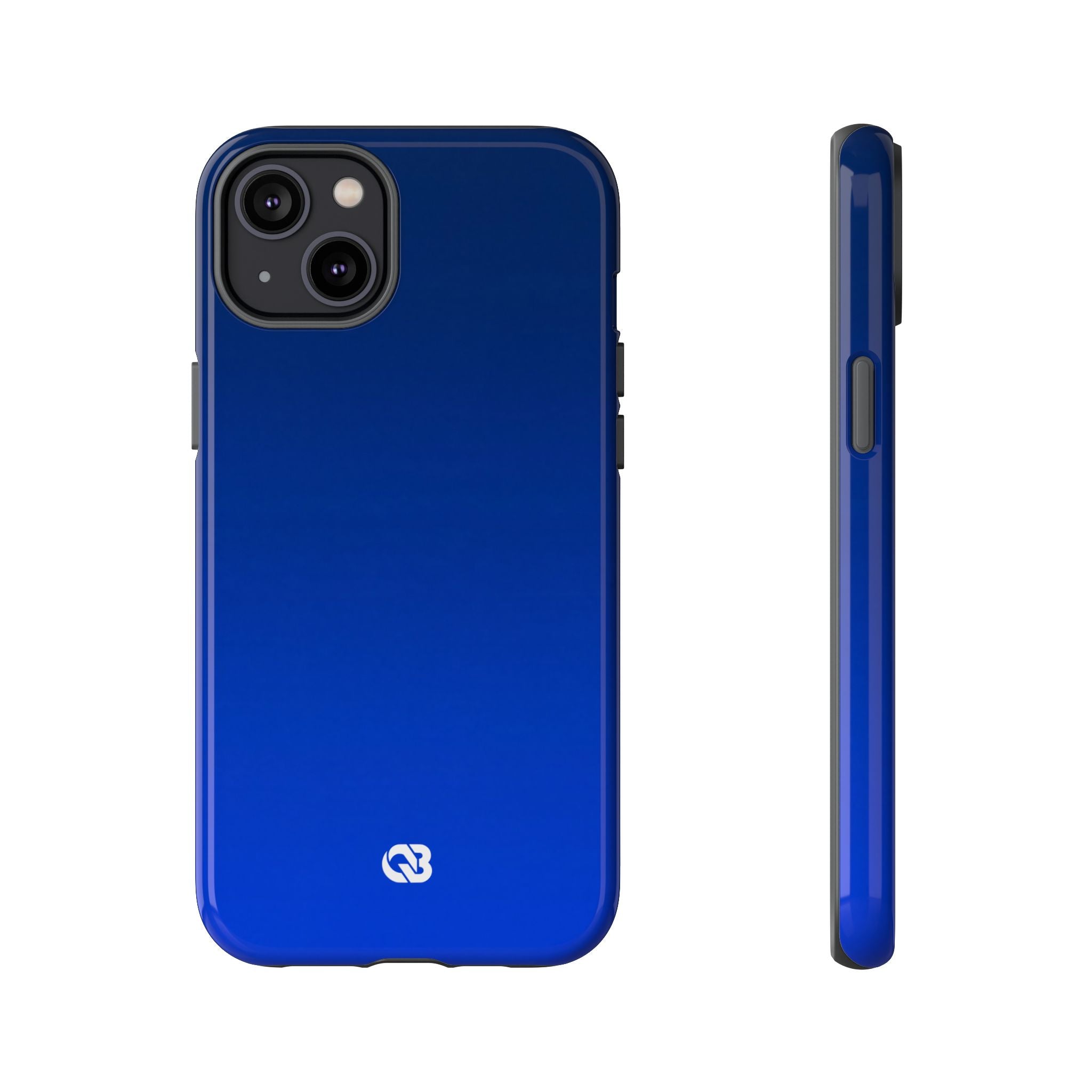 Blue Tough Phone Case for iPhone - Cobalt Depth Shift