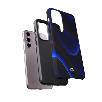 Cobalt Ridge Waves · Tough Phone Case for Samsung · Blue