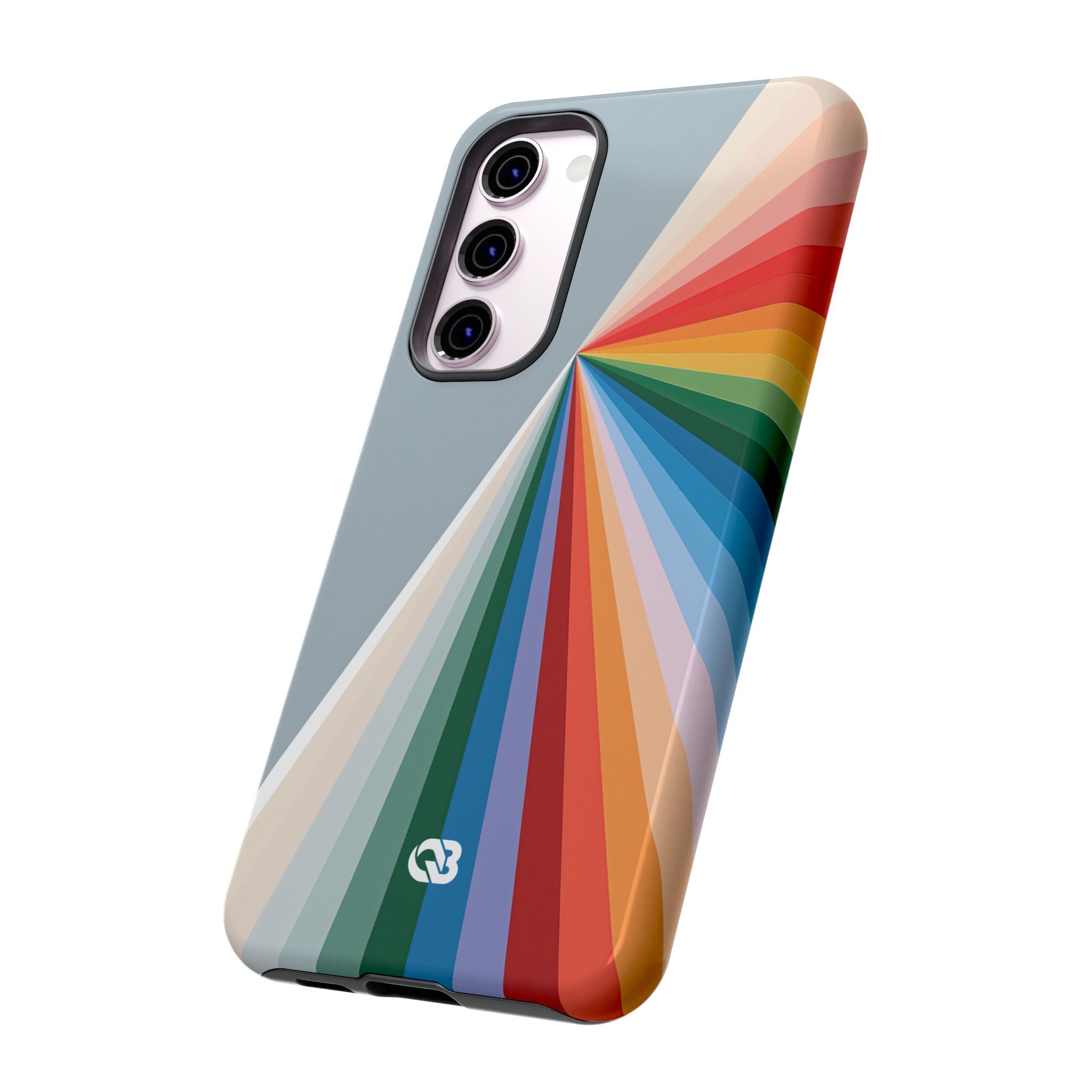 Grey Tough Phone Case for Samsung - Slate Prism Burst