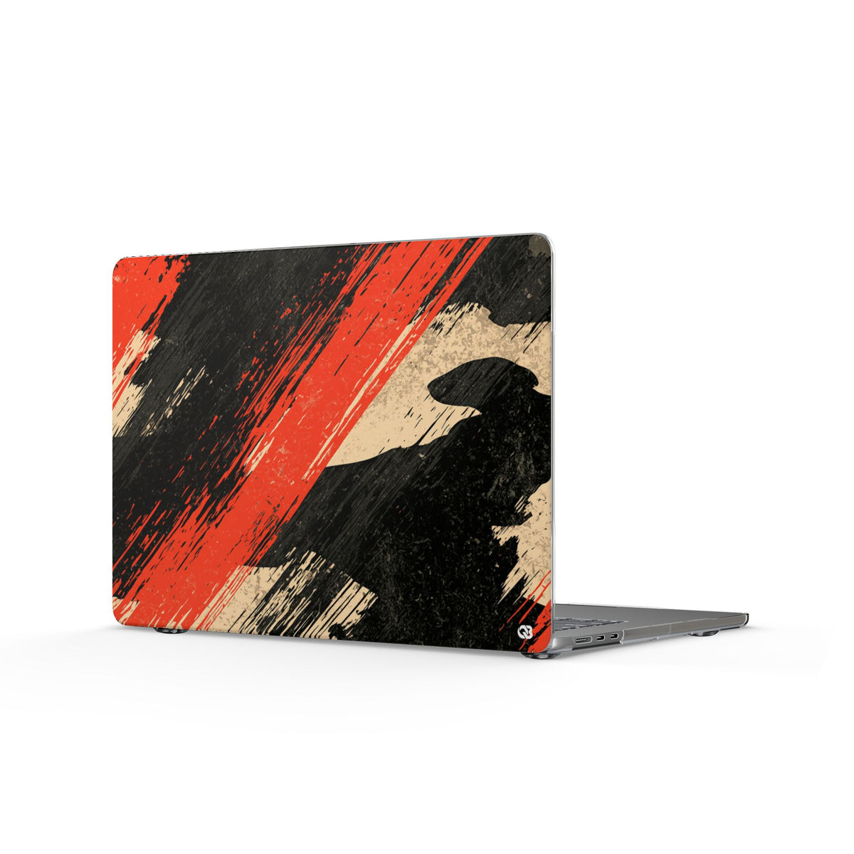 Urban Slash Camo · Clear Hard Case for MacBook · Black
