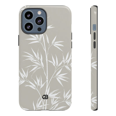 Serene Bamboo · Tough Phone Case for iPhone · Beige