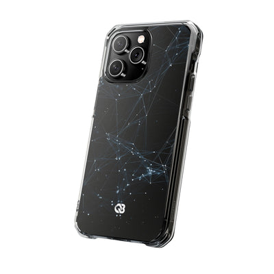 Black Impact MagSafe Phone Case for iPhone - Arctic Neural Mesh