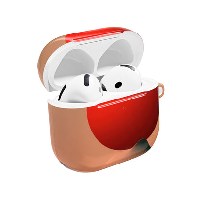 Crimson Sol Ridge · Hard Case for AirPods & AirPods Pro · Red