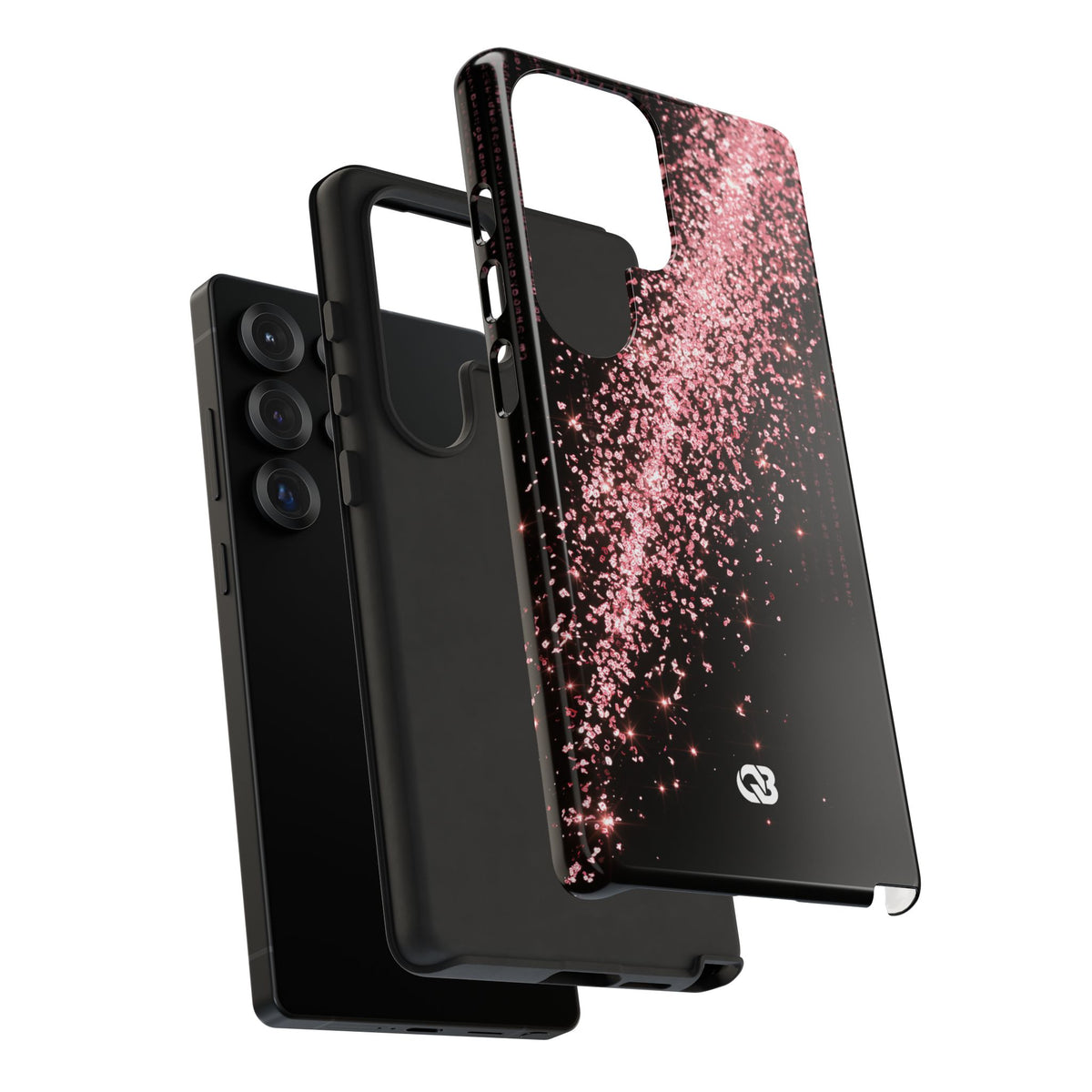 Rose Digital Cascade · Tough Phone Case for Samsung · Pink