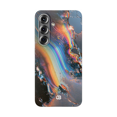 Prismatic Aura Flow · Lite Phone Case for Samsung · Blue