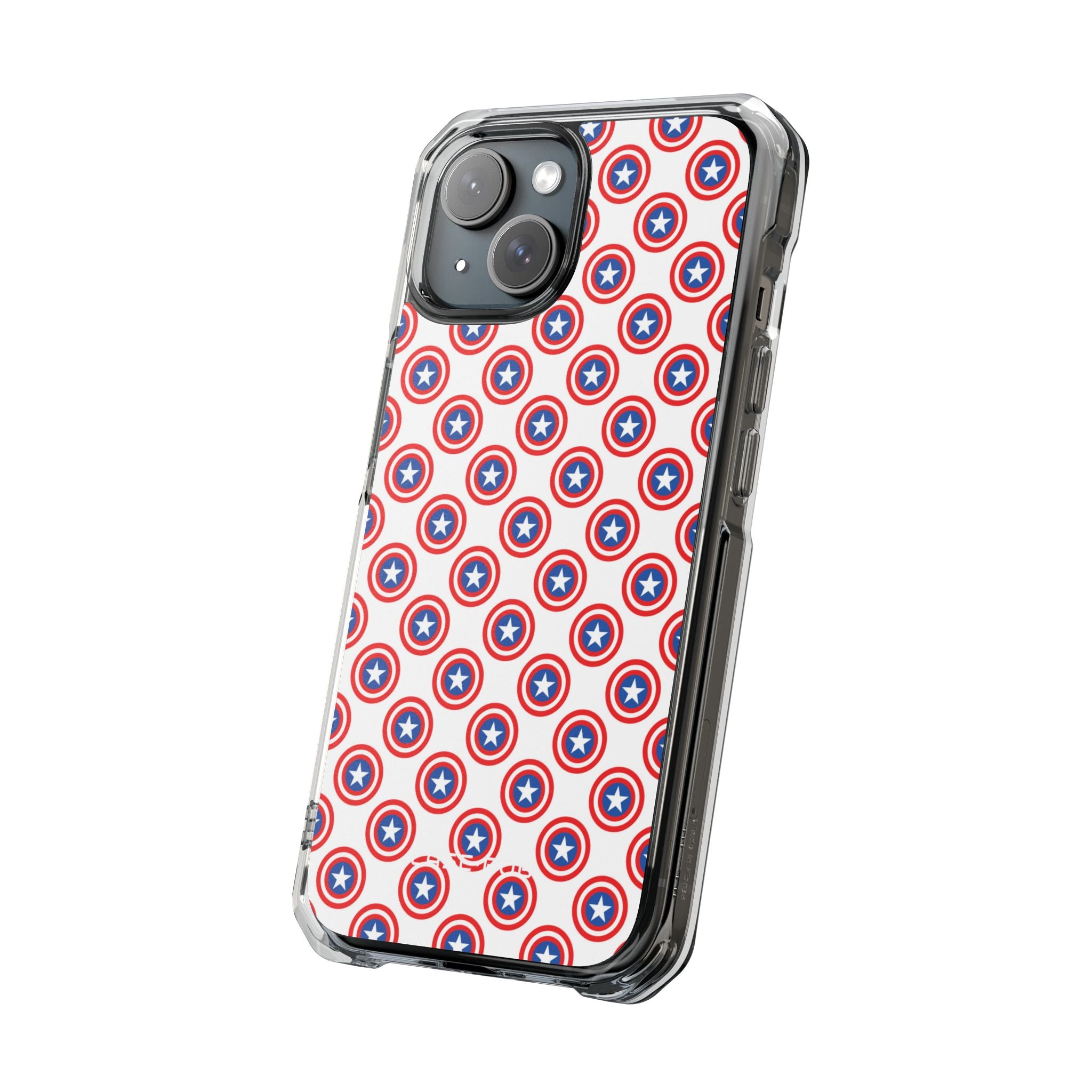 Star Shield Pattern iPhone 15 Case - Impact