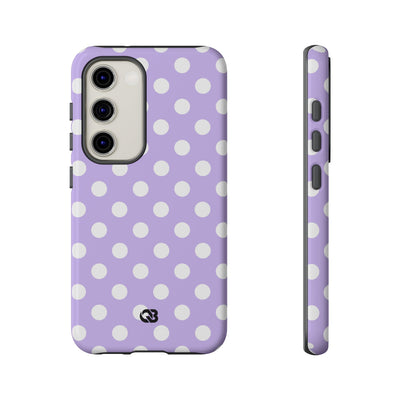 Lavender Polka Grid · Tough Θήκη για Samsung