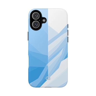 Blue Tough Phone Case for iPhone - Arctic Glacial Ridge