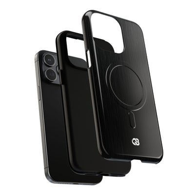 Black Tough 2.0 Magsafe Phone Case for iPhone - Brushed Obsidian Slate