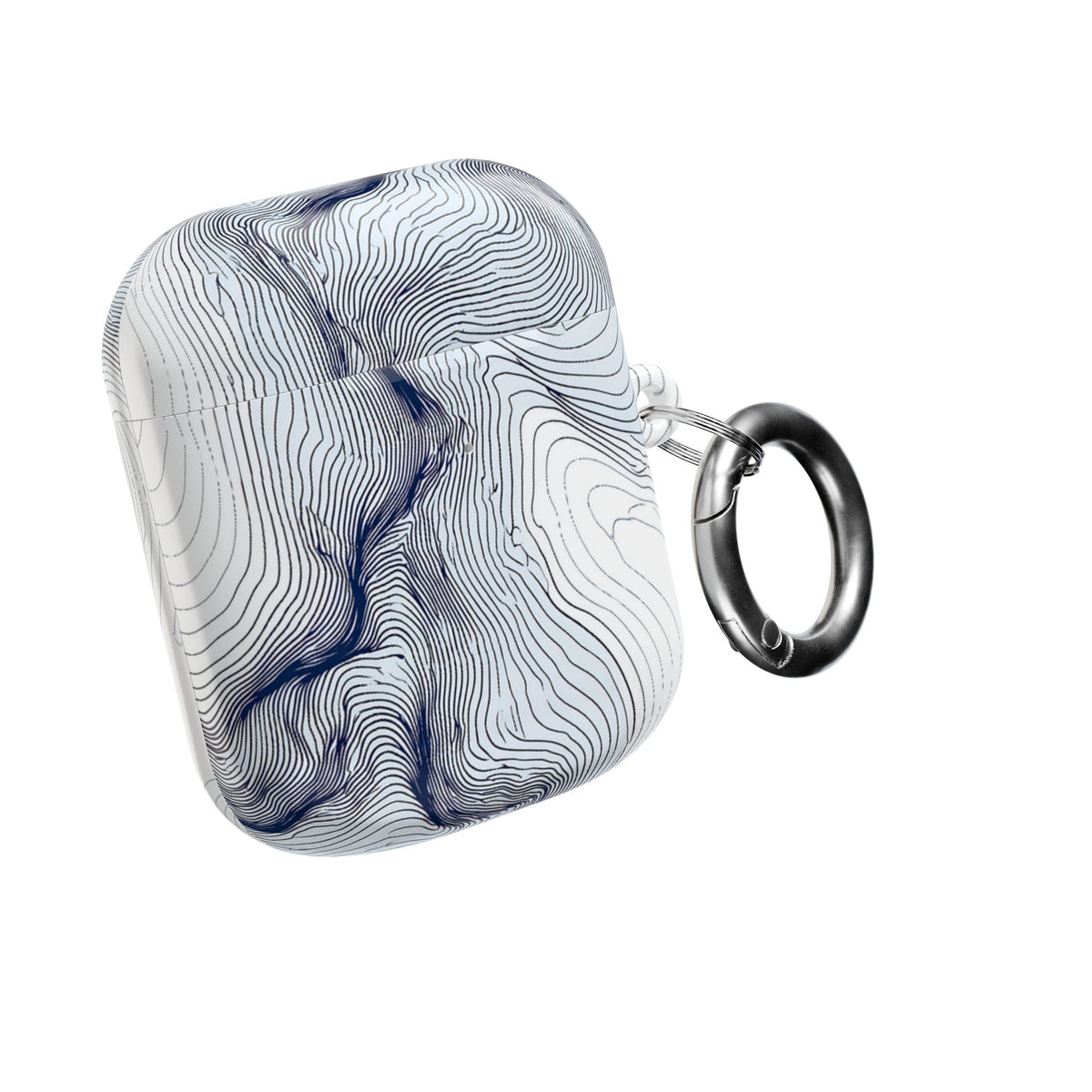 Nordic Ridge Contour · Hard Case for AirPods & AirPods Pro · White