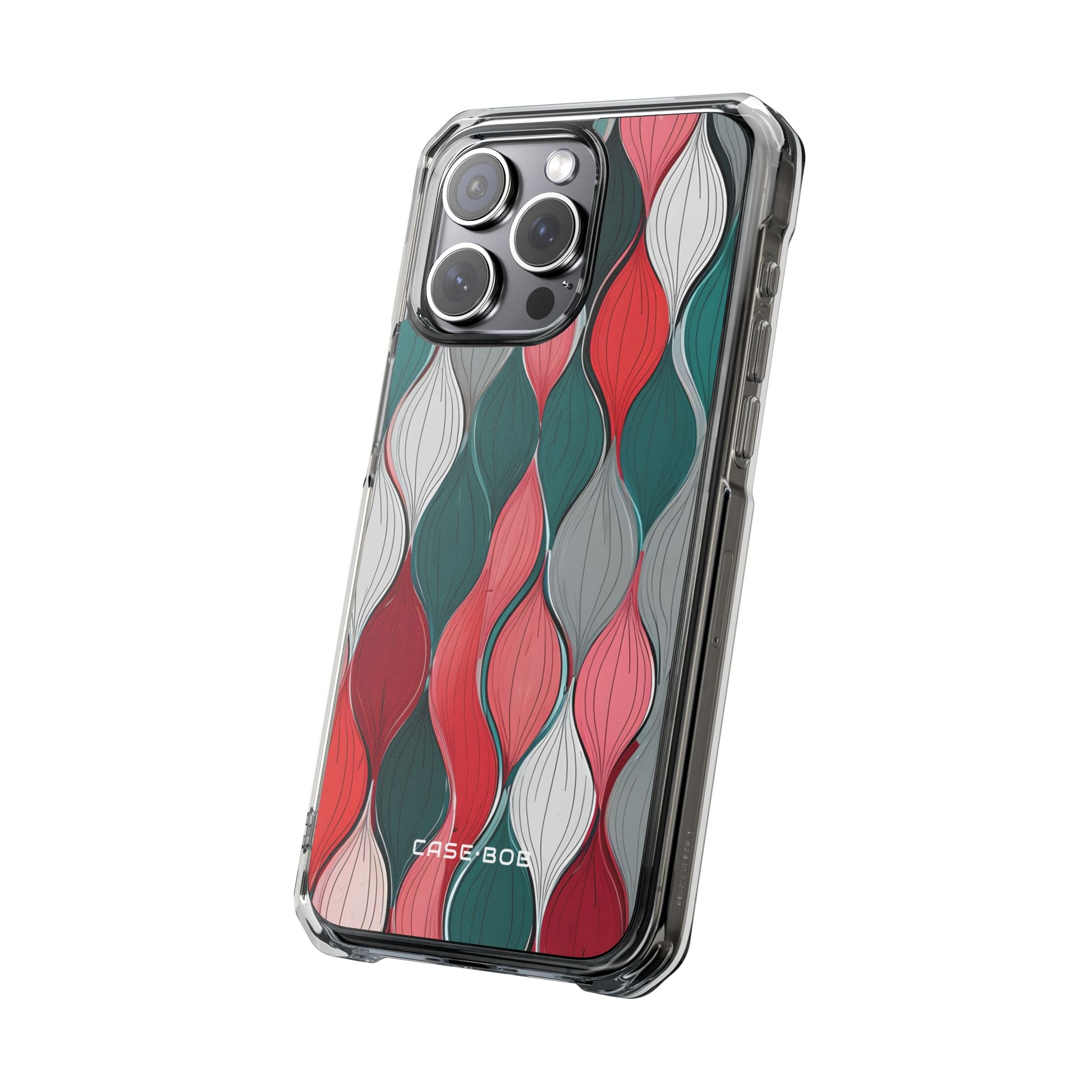 Leaf Cascade Teal iPhone 15 Pro Max Case - Impact