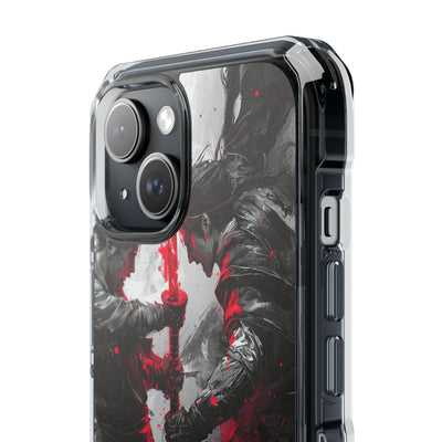 Shattered Crimson Duel · Impact Hoesje voor iPhone · Magsafe