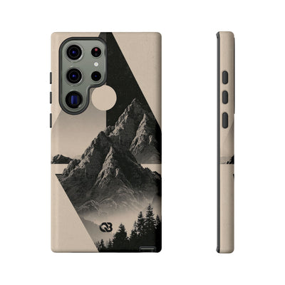 Beige Tough Phone Case for Samsung - Obsidian Summit Parchment