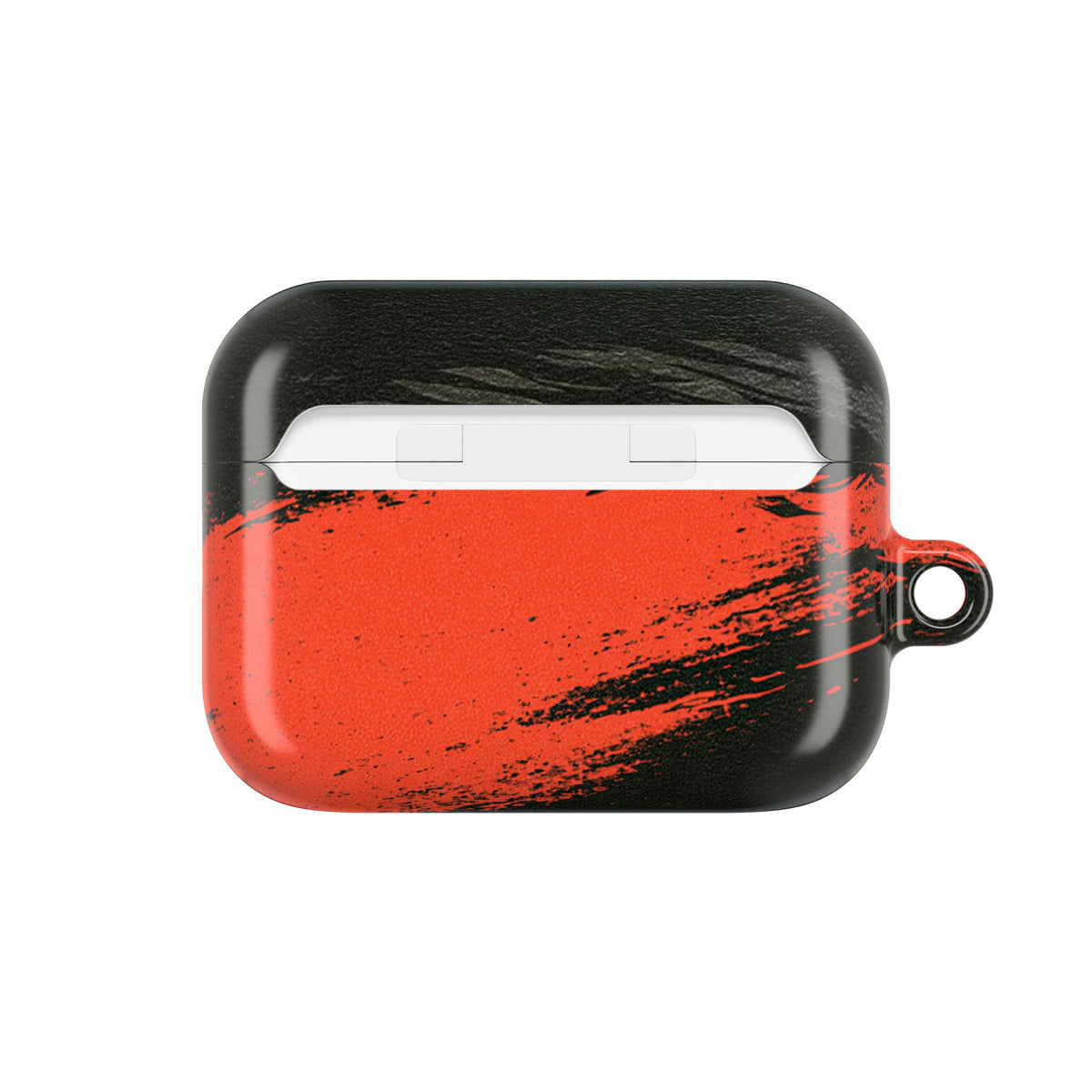 Crimson Raptor Noir · Hard Case for AirPods & AirPods Pro · Black