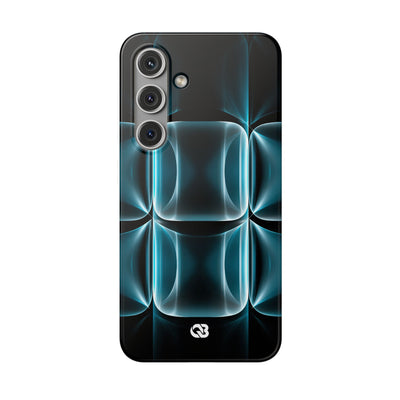 Cyan Core Matrix · Lite Phone Case for Samsung · Blue