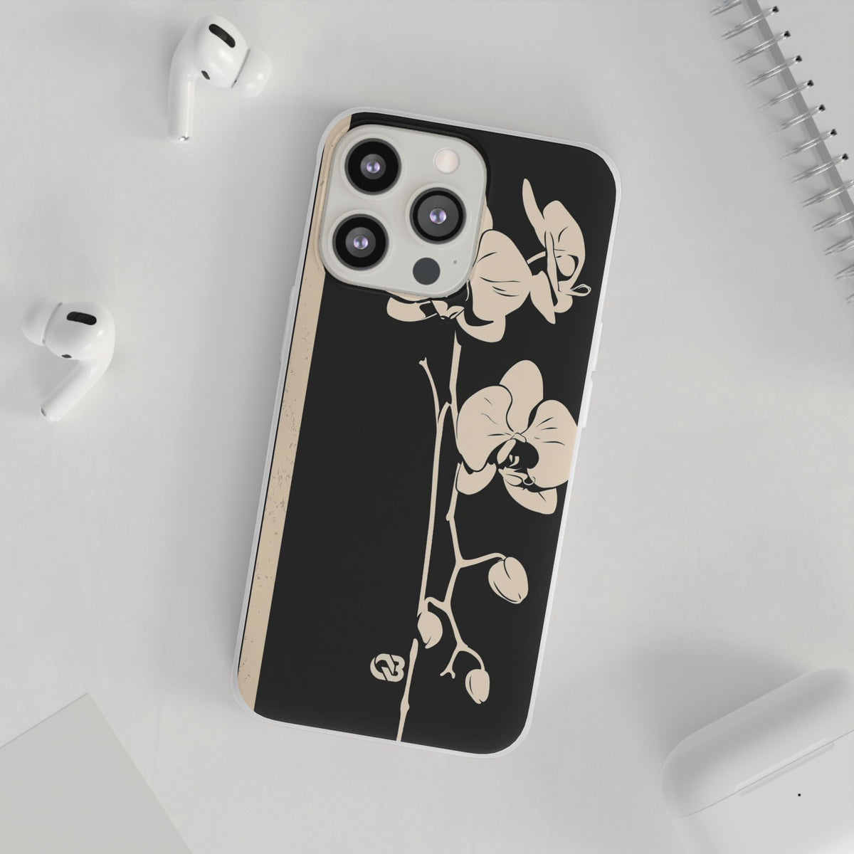Nocturne Orchid · Lite Phone Case for iPhone ·  Black