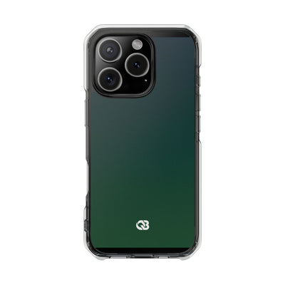 Deep Forest Nocturne · Clear Impact Magnetic Phone Case for iPhone · Green