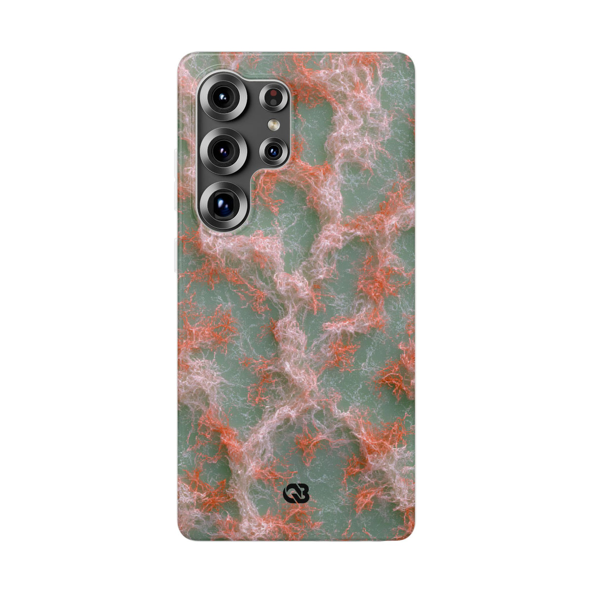 Coral Pixel Matrix · Lite Phone Case for Samsung · Green