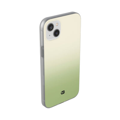 Green Lite Phone Case for iPhone - Bone Sage Fade