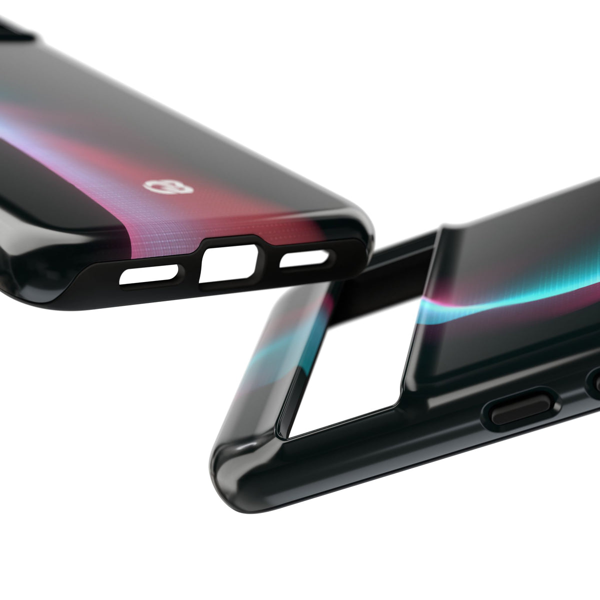 Neon Pixel Flow · Tough Phone Case for Pixel ·  Black