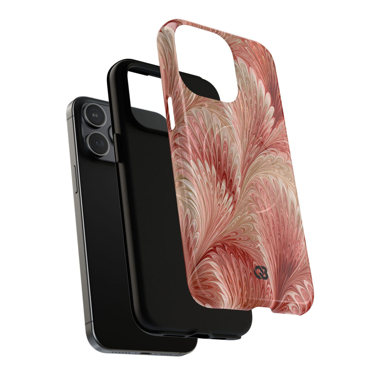 Blush Petal Plume · Tough 2.0 Magnetic Phone Case for iPhone · Pink