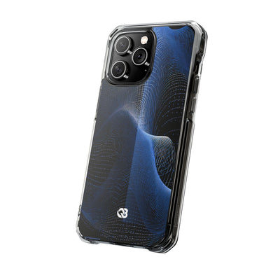 Blue Impact MagSafe Phone Case for iPhone - Electric Blue Flux