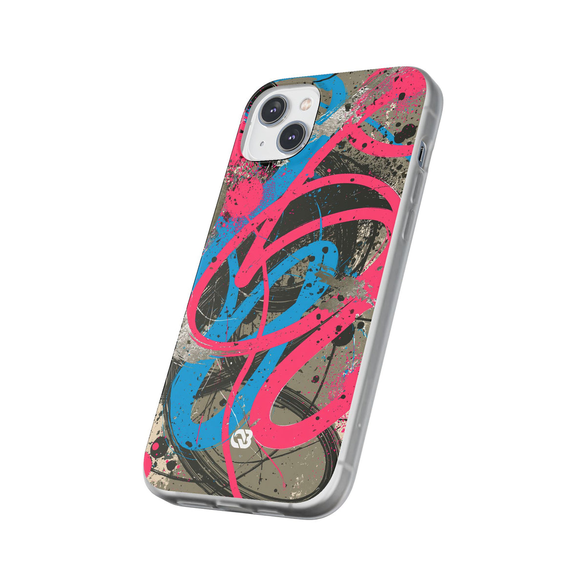 Cyber Splatter Flow · Lite Phone Case for iPhone ·  Pink