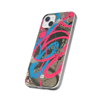 Cyber Splatter Flow · Lite Phone Case for iPhone ·  Pink