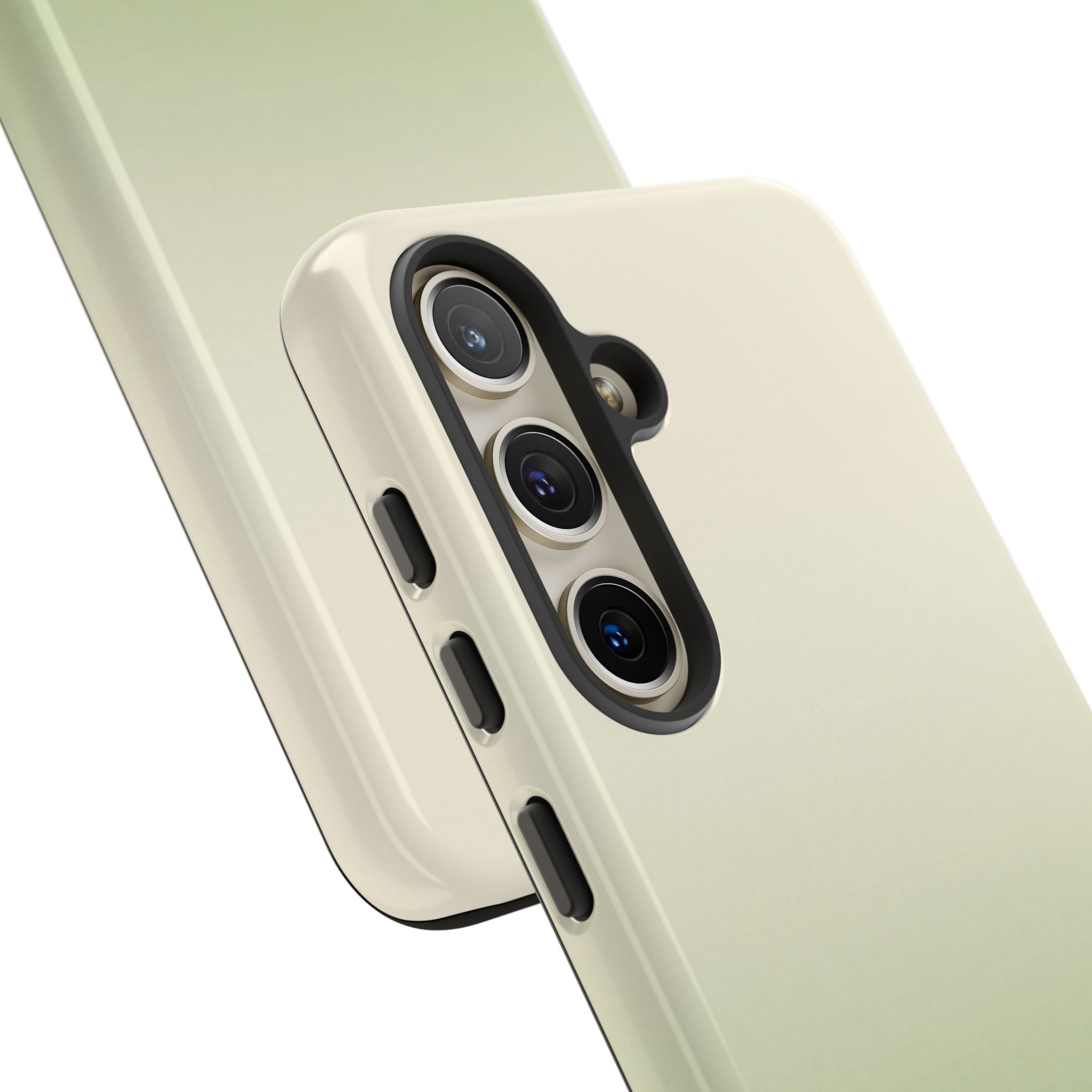 Green Tough Phone Case for Samsung - Bone Sage Fade