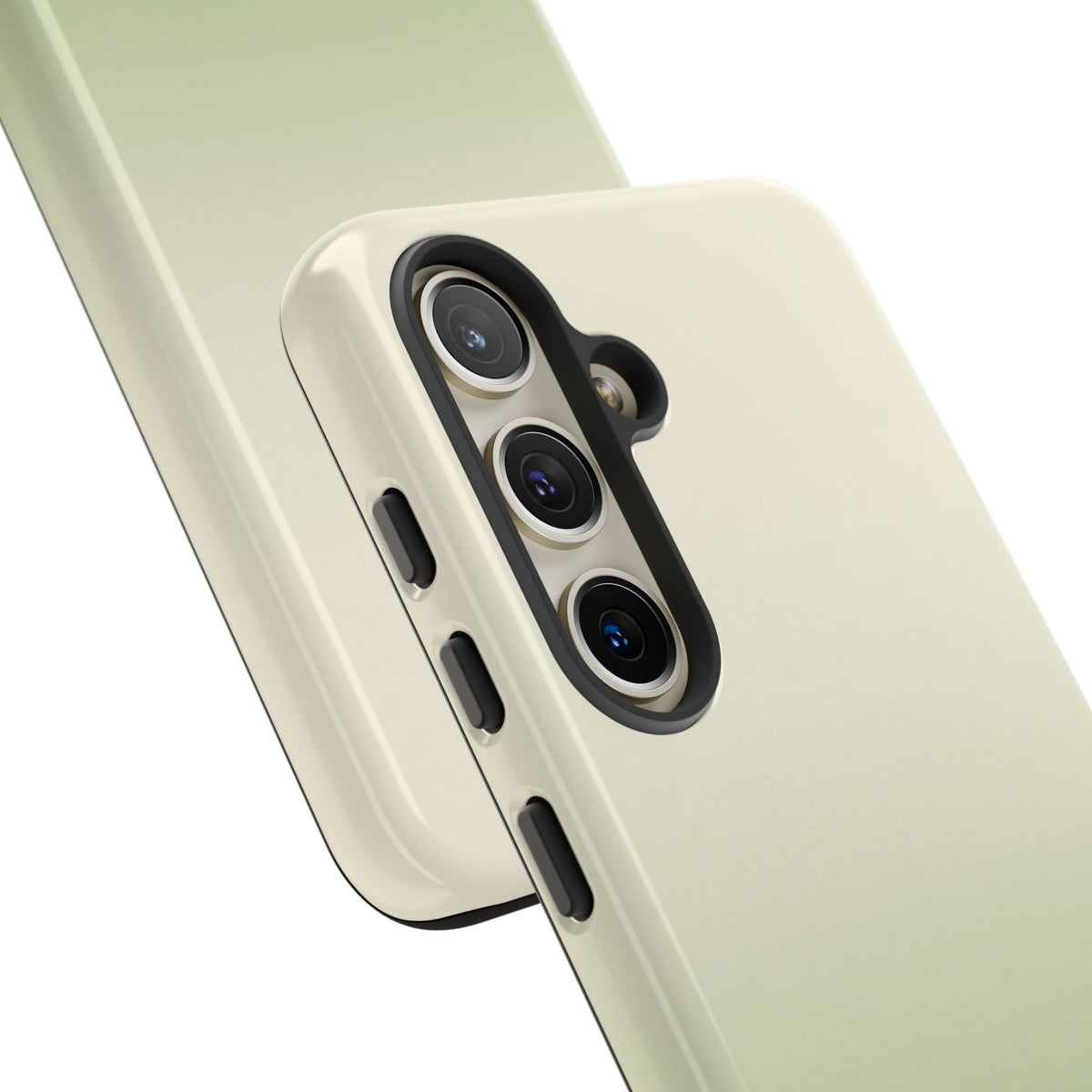 Green Tough Phone Case for Samsung - Bone Sage Fade