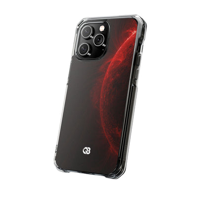 Red Impact MagSafe Phone Case for iPhone - Solar Crimson Flare