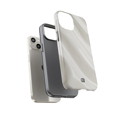 Liquid Enamel Fold · Tough Phone Case for iPhone · White