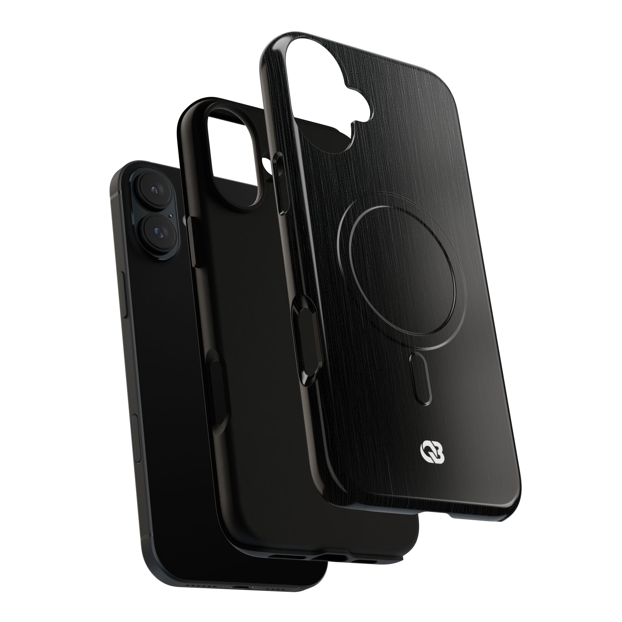 Black Tough 2.0 Magsafe Phone Case for iPhone - Brushed Obsidian Slate