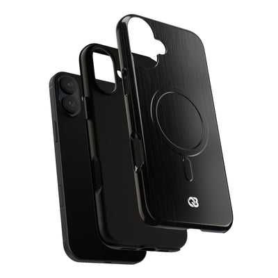 Black Tough 2.0 Magsafe Phone Case for iPhone - Brushed Obsidian Slate