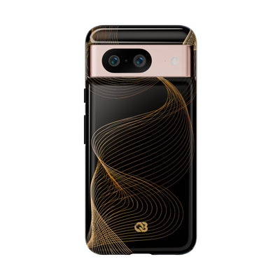 Gold Tough Phone Case for Google Pixel - Burnished Bronze Helix