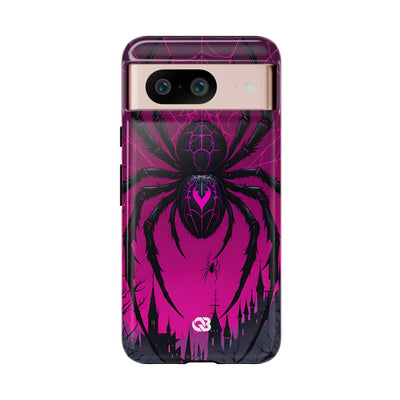 Obsidian Neon Widow · Tough Handyhülle für Google Pixel