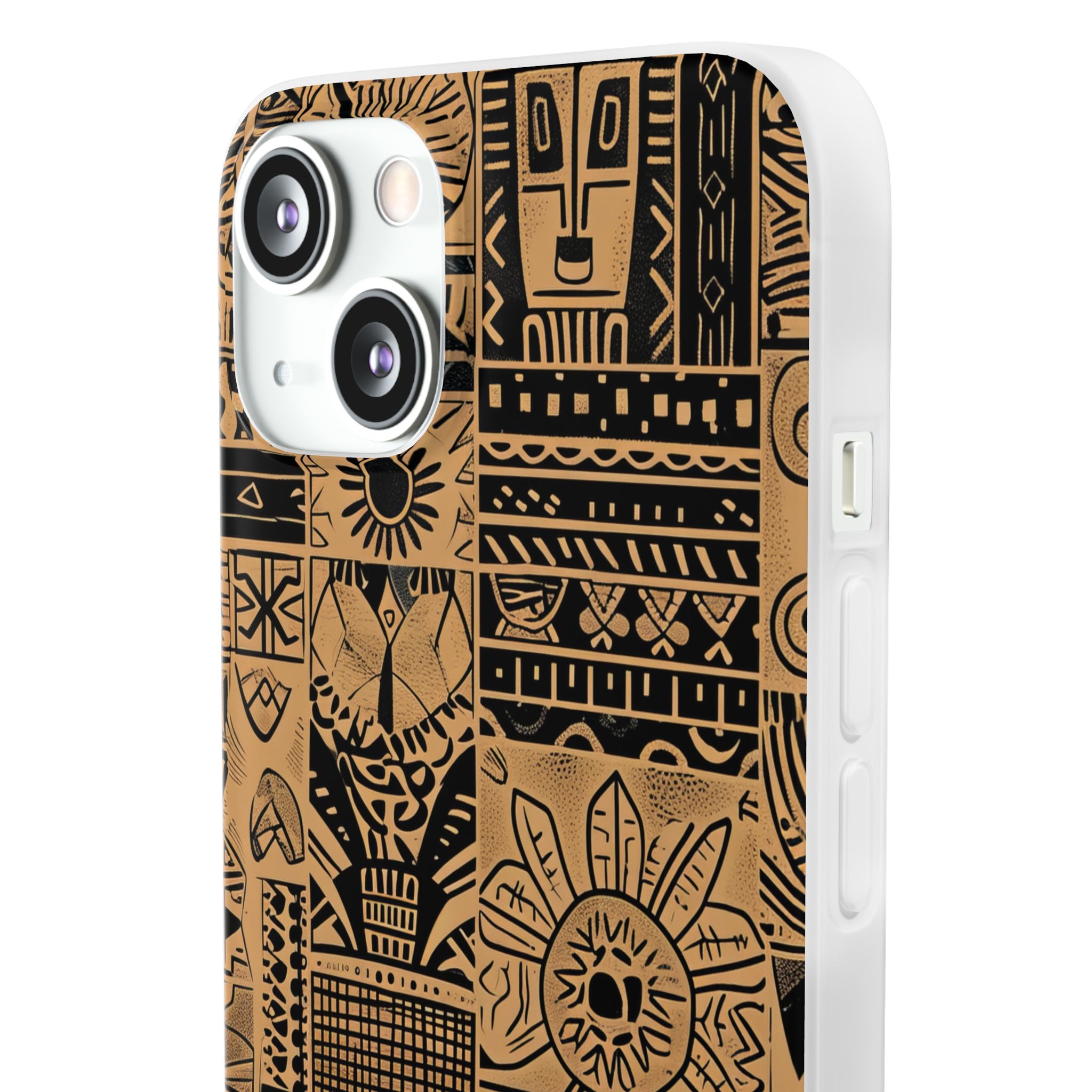 Tribal Faces iPhone 13 - Soft