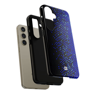 Cobalt Hex Dispersion · Tough Phone Case for Samsung · Blue
