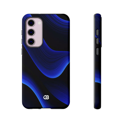 Blue Tough Phone Case for Samsung - Electric Cobalt Flow