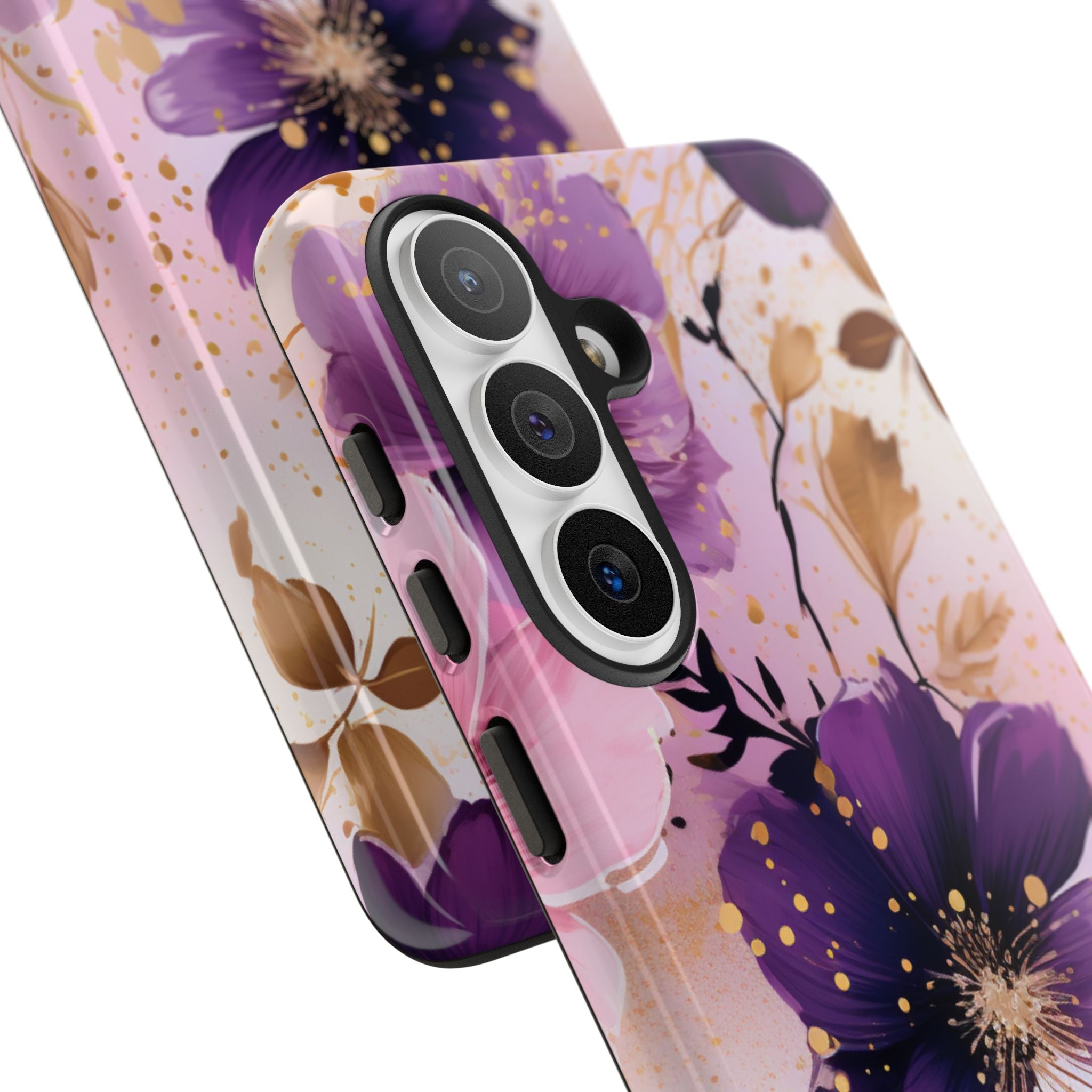 Gilded Violet Bloom · Tough Phone Case for Samsung