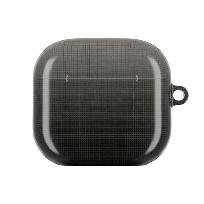 Monochrome Metric Grid · Hard Case for AirPods & AirPods Pro · Black