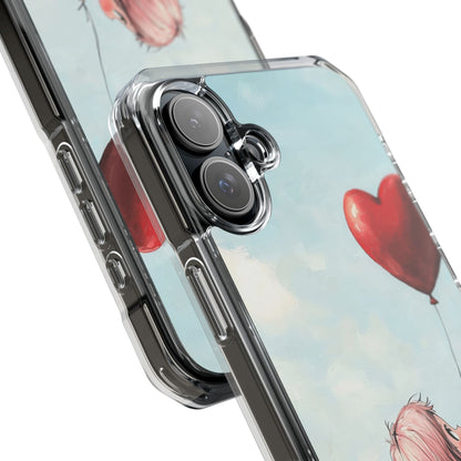 Heart Balloon Glow iPhone 16 Plus Case - Impact