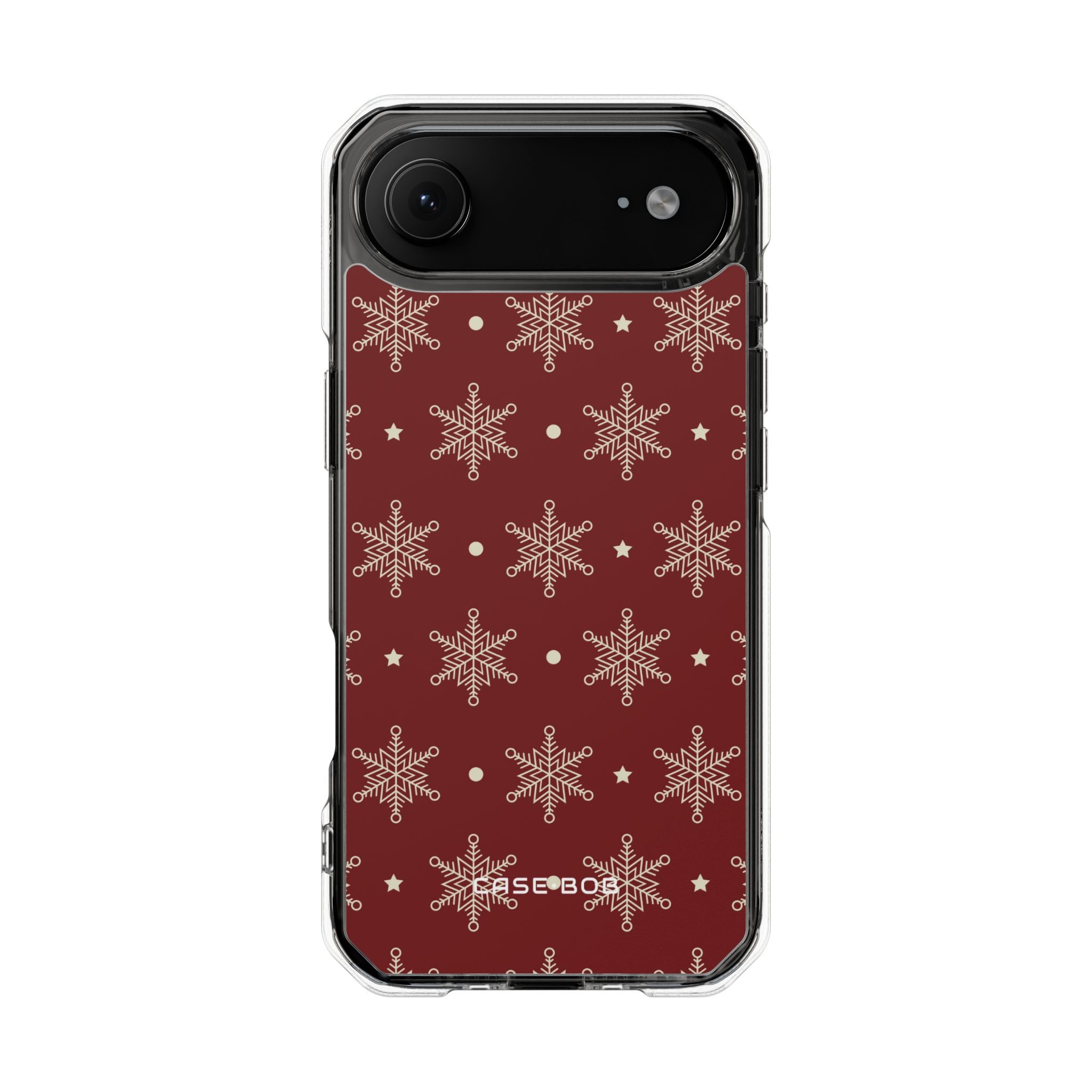 Crimson Snowflake iPhone 17 Air Case - Impact