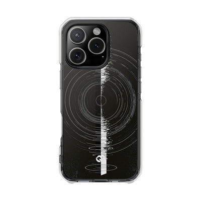 Black Impact MagSafe Phone Case for iPhone - Obsidian Orbital Signal