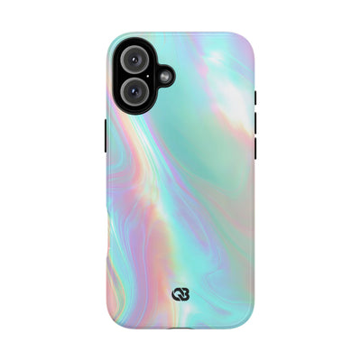 Prismatic Liquid Light · Tough Phone Case for iPhone · Teal